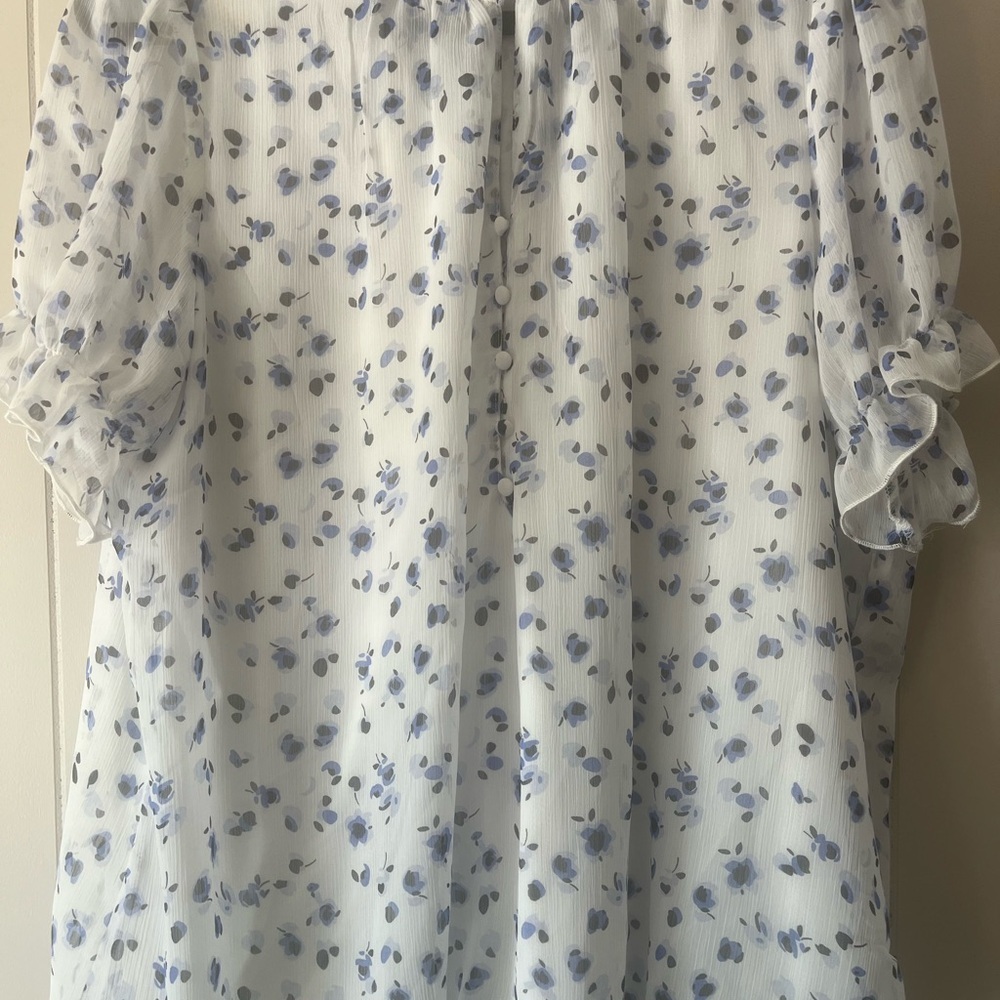 Floral Sheer Blouse